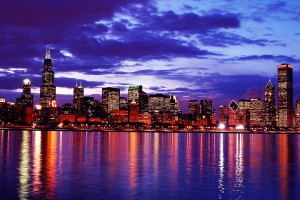 Lovin Chicago at Night