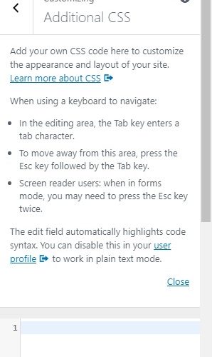 Addditional Css Addditional Css