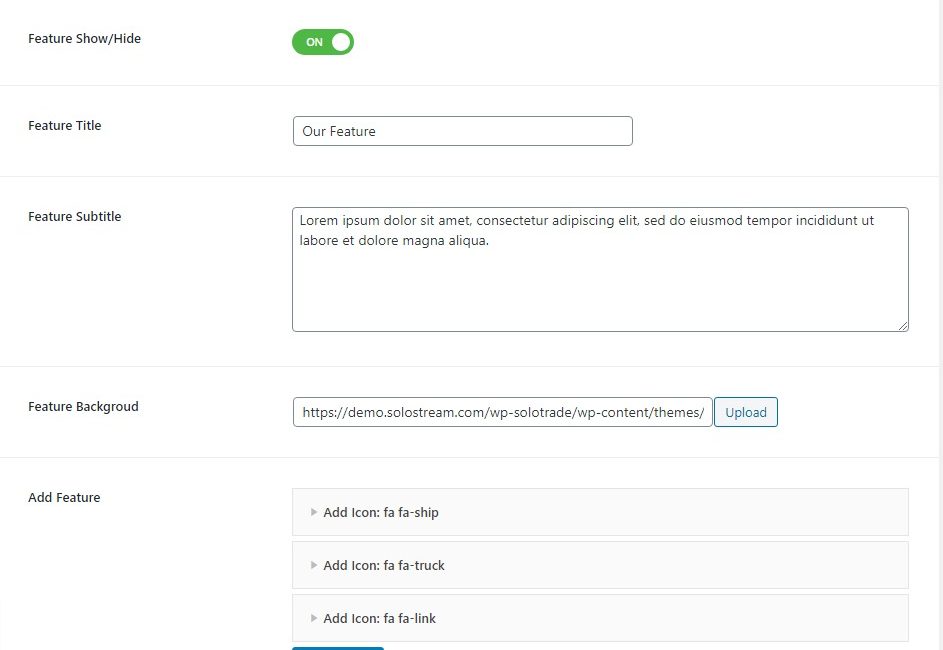 Feature Section Feature Section